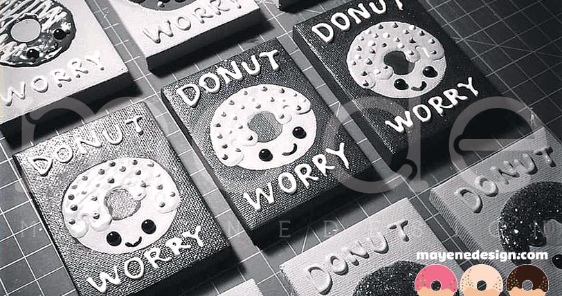 donutworrytinycanvasesbw